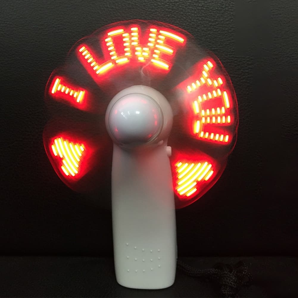 Ventilateur clignotant portable