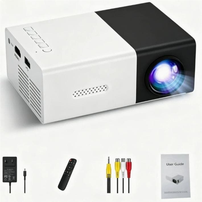 Projecteur T300 pour bureau - Mini-projecteur HD 1080p