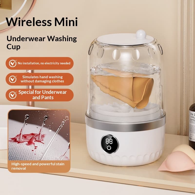 Lave-linge pour sous-vêtements - Mini-lave-linge compact