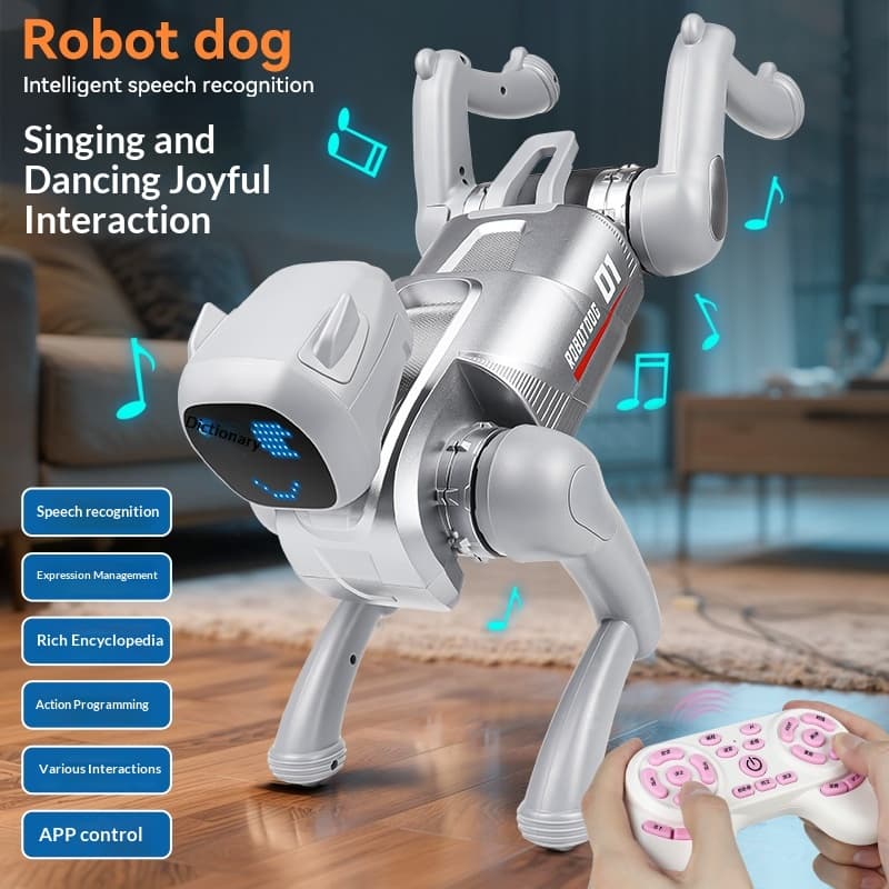 Jouet éducatif : chien robot intelligent doté d'IA pour enfants