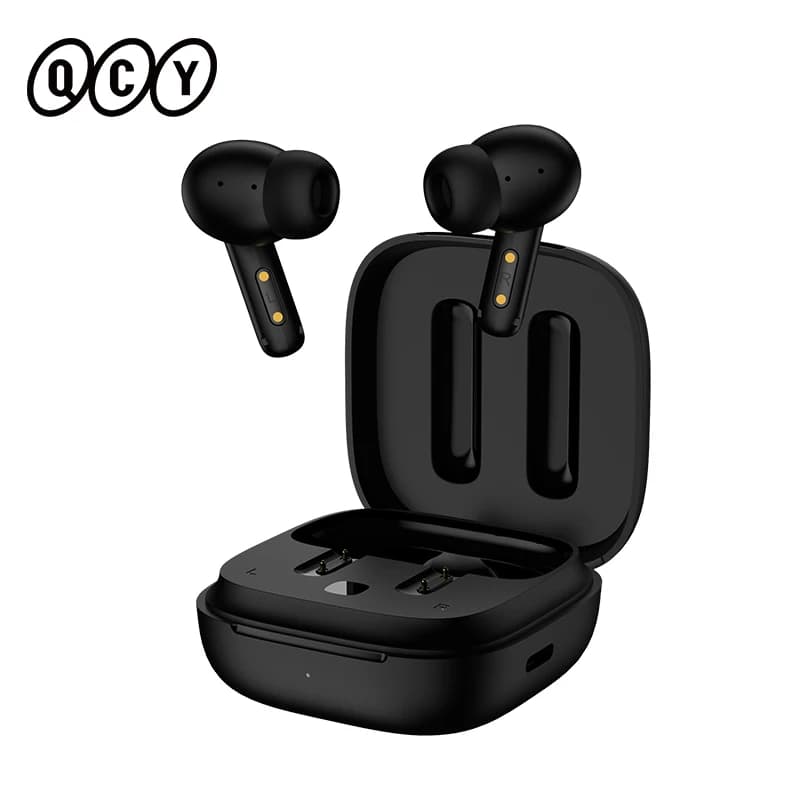 QCY T13 ANC Active Noise Cancelling Wireless Earbuds Bluetooth 5.3 Headphones 4 Mics ENC Clear Calls Earphones 30H Playtime IPX5